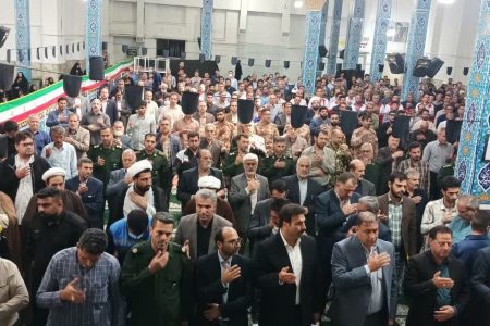 اجتماع بزرگ عزاداران اسلام آباد غربی در پی شهادت رییس جمهور و همراهانش