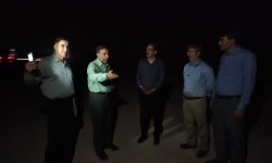 بازدید شبانه رئیس سازمان مدیریت و برنامه‌ریزی استان از قطعه ۹ بزرگراه کربلا