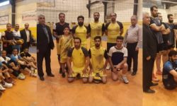 کسب مقام سومی والیبال توزیع برق کرمانشاه در مسابقات کارگری استان