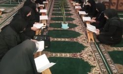 برگزاری محفل قرآنی به نام شهید دایی پور در مسجد الزهرا(س) اسلام آبادغرب