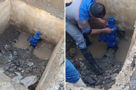 خطوط اصلی انتقال آب در ۳ شهرک کرمانشاه تجهیز و ترمیم شد