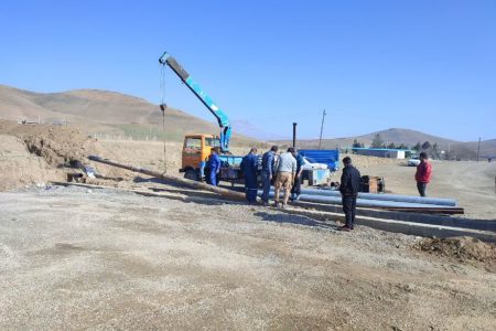 اصلاح خط انتقال آب شرب مجتمع «طاهرآباد» کنگاور