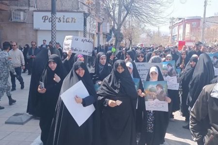 حضور حماسی تمدن سازان جوان در راهپیمایی روز قدس کرمانشاه