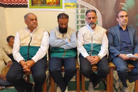 مددجویان اردوگاه حرفه آموزی وکاردرمانی در کرمانشاه میهمان پرچم متبرک آستان قدس رضوی شدند