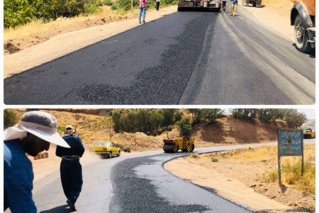 اجرای همزمان بهسازی و روکش آسفالت محورهای مواصلاتی استان با ۱۱ اکیپ فعال