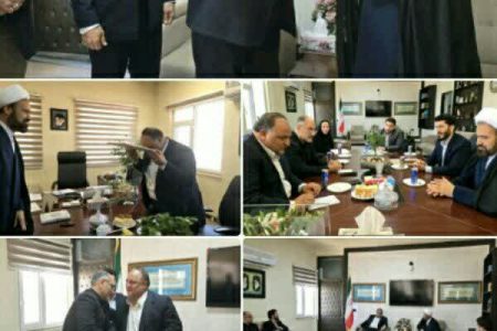 دیدار دبیر اجرایی بنیاد بین‌المللی غدیر استان کرمانشاه با مدیرکل اداره فرهنگ و ارشاد اسلامی استان اسلامی
