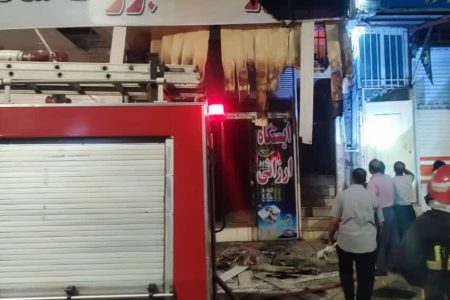 نجات ۷ محبوس در حریق منزل مسکونی کرمانشاه / ۲ نفر مصدوم شدند