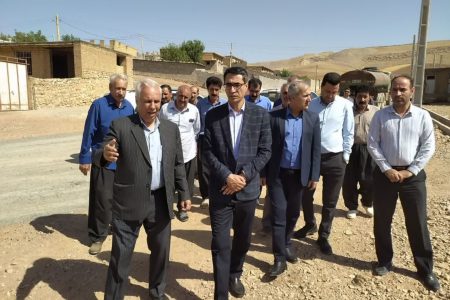 بازدید مدیرکل بنیاد مسکن انقلاب اسلامی استان کرمانشاه از پروژه در حال اجرای روستای دهنو دهستان چشمه کبود بخش مرکزی هرسین
