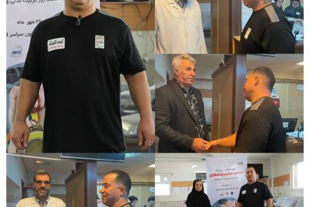 قهرمان پارالمپیک ۱۴۰۴ در پویش اهدای خون ورزشکاران شرکت کرد