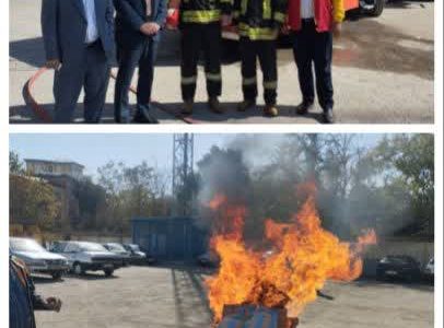 برگزاری مانور پدافند غیر عامل اداره کل پست استان کرمانشاه