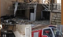 یک مصدوم بر اثر انفجار منزل مسکونی در میدان مرکزی کرمانشاه