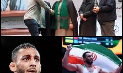 تجلیل از «امیرعلی آذرپیرا» کشتی گیر المپیک پاریس و قهرمان جهان