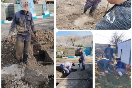 ‍  نجات ۷ لیتر آب شرب در ثانیه در روستاهای ثلاث‌باباجانی