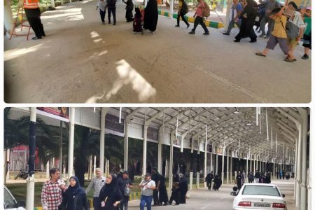 تردد بیش از یک‌میلیون و ۹۴۴ هزار مسافر از پایانه‌های مرزی استان کرمانشاه
