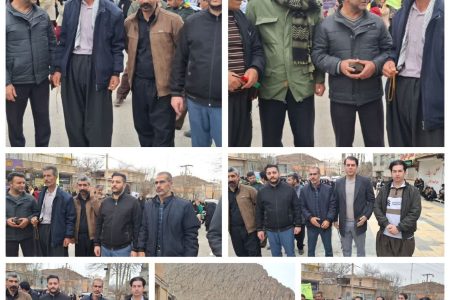  حضور مدیر و کارکنان امور آبفای شهرستان دالاهودر راهپیمایی ۲۲ بهمن