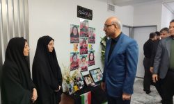  دیدار استاندار کرمانشاه با خانواده‌ای که ۱۰ شهید همزمان تقدیم کرده اما باصلابت همچون کوه ایستاده است