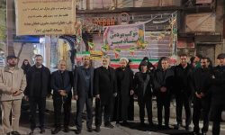 برپایی موکب همدلی و همبستگی کارکنان حوزه حل اختلاف کرمانشاه