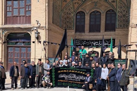 اقامه عزای حضرت امام جعفر صادق علیه السلام و چهار پایه خوانی در کرمانشاه | احیا سنت چهار پایه خوانی از پایه های تمدن سازی اسلامی است