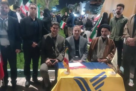 برپایی میز خدمت پست استان در چهل و هفتمین اجتماع شبانه نحن المنتقمون کرمانشاه
