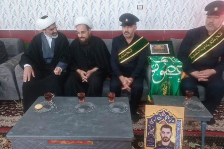 دیدار خادمان کریمه اهل بیت(س) با خانواده پاسدار شهید عبدی