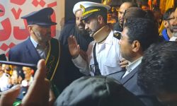 آیین استقبال از قهرمان و جانباز ناوشکن دنا، ناوبانسوم حامد مومنه