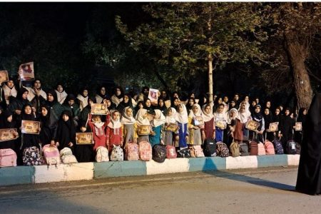 اجتماع «معصومه‌های وطن» در طاق‌بستان کرمانشاه برگزار شد