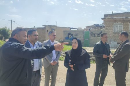 گزارش تصویری از بازدید بخشدار مرکزی کرمانشاه از محله مراد آباد