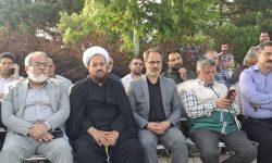 اهتزاز پرچم بزرگ غدیر در کرمانشاه