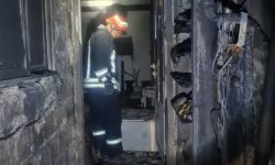 دو مصدوم بر اثر انفجار و آتش سوزی منزل مسکونی در محله باغ ابریشم کرمانشاه