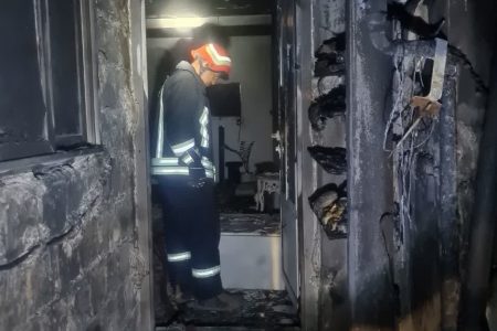 دو مصدوم بر اثر انفجار و آتش سوزی منزل مسکونی در محله باغ ابریشم کرمانشاه