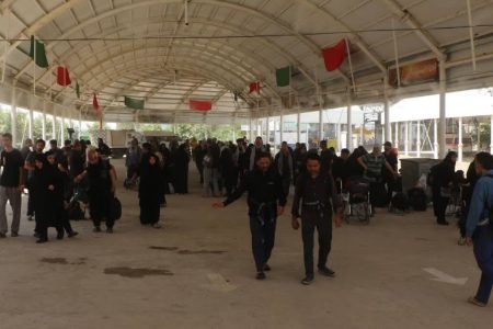 تردد بیش از ۲۱ هزار زائر عتبات عالیات از پایانه مرزی خسروی در ایام محرم