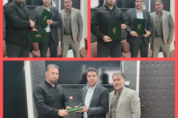 امضاء تفاهم‌نامه همکاری مشترک میان معاونت تربیت بدنی بسیج استان کرمانشاه، مدیرعامل باشگاه فرهنگی ورزشی مقاومت استان و سازمان بسیج حقوق دانان استان