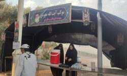 موکب آیت الله نجومی (ره) در مرز خسروی