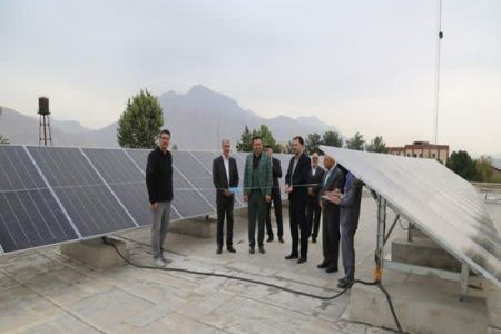 پنل خورشیدی ۱۸.۵ کیلوواتی ادارهکل دامپزشکی کرمانشاه به بهرهبرداری رسید